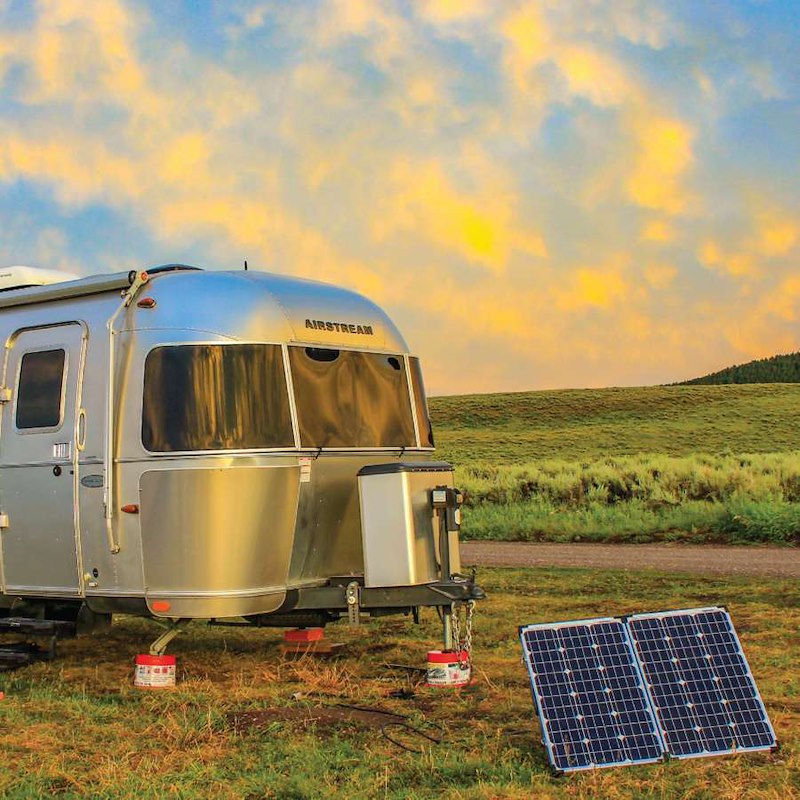 Go Power Portable Solar Kit 130W GP-PSK-130 – Foldable Solar Charging System - Used RV Parts