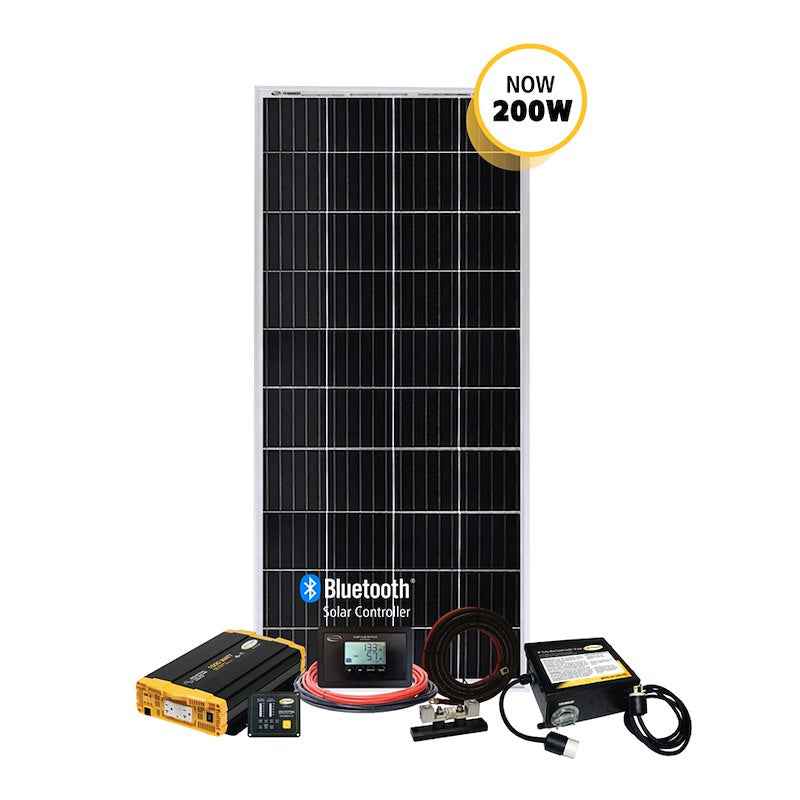 Go Power WEEKENDER ISW 200W Solar/Inverter System – 30A PWM Controller