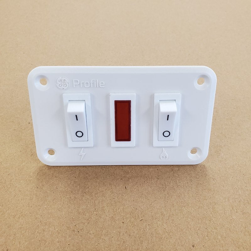 GE Water Heater Power Switch PMCSRS – For Dual Fuel Toggle Control, White - Used RV Parts