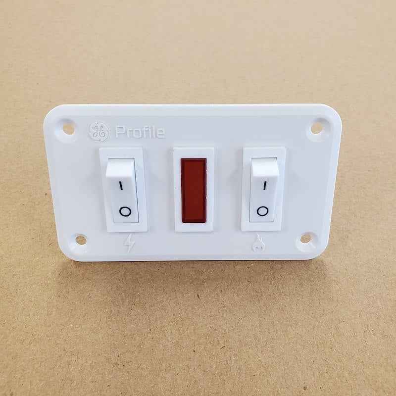 GE Water Heater Power Switch PMCSRS – For Dual Fuel Toggle Control, White