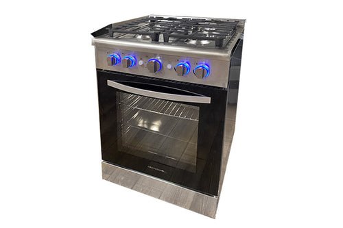 Greystone 24-Inch Propane Range with Built-In Oven – 4 Burners, Electronic Ignition - Used RV Parts