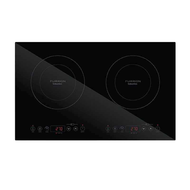 Furrion 2-Burner Induction Cooktop with Touch Control and Black Glass Top