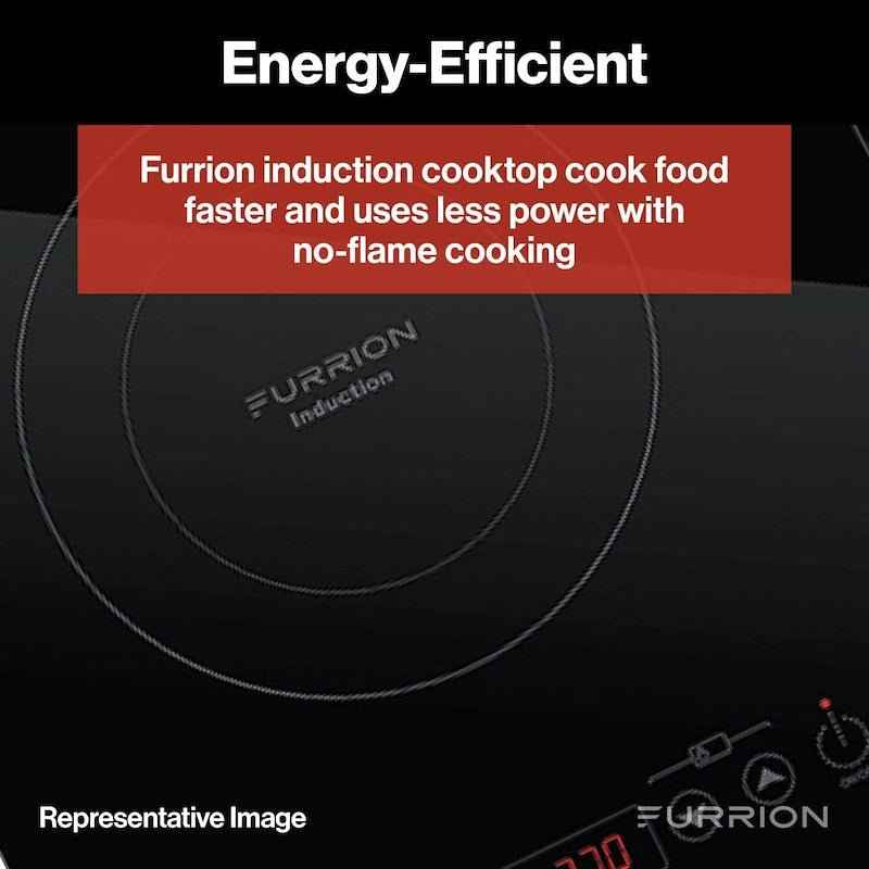 Furrion 2-Burner Induction Cooktop with Touch Control and Black Glass Top