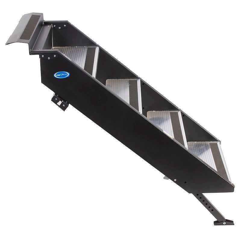 4-Step Strut-Assisted Folding Aluminum RV Step System – STP-214