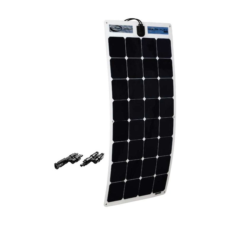 Go Power Solar Flex 110W Expansion Kit GP-FLEX-110E – Flexible Monocrystalline - Used RV Parts