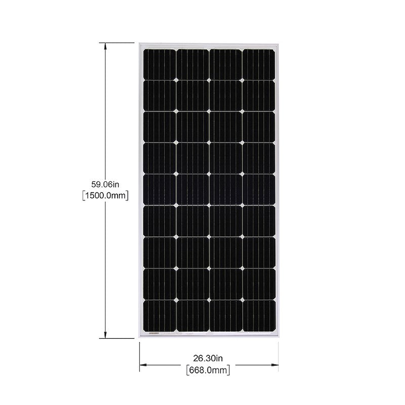 Go Power 200 Watt Expansion Solar Panel Kit – Monocrystalline - OVERLANDER-E - Used RV Parts