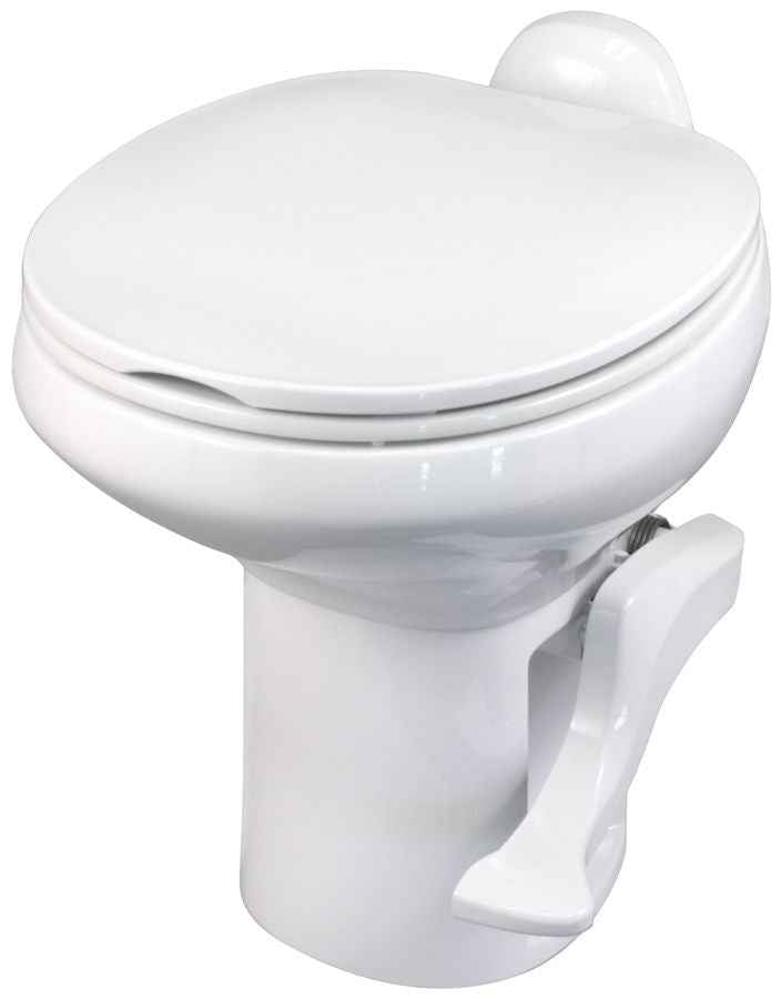 Thetford Aqua-Magic Style II High Profile RV Toilet – Pedal Flush, White 42058