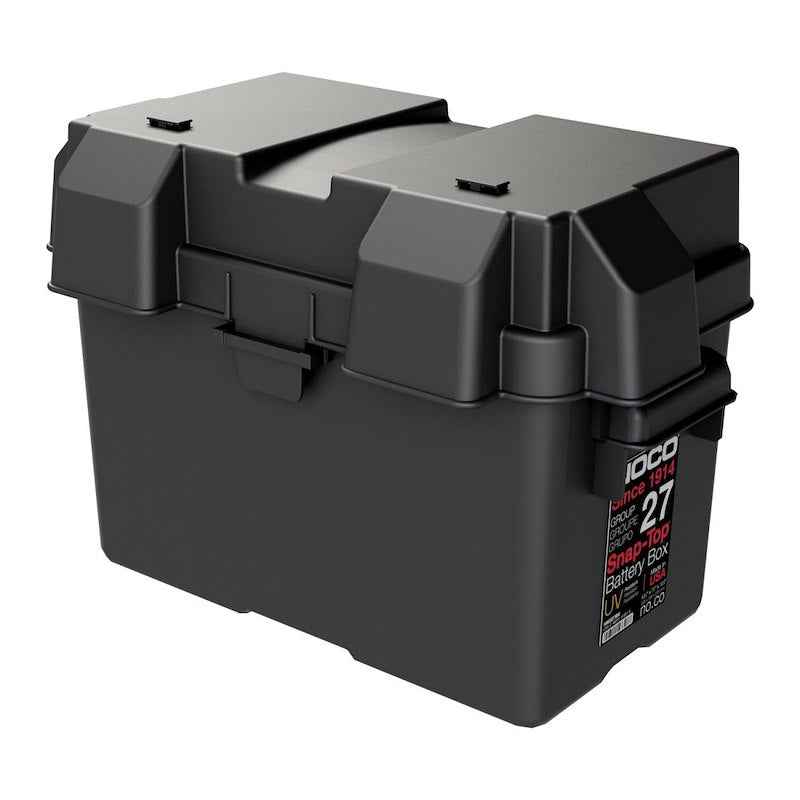 Group 27 Snap-Top Battery Box Vented – NOCO BG27 (HM327BKS)