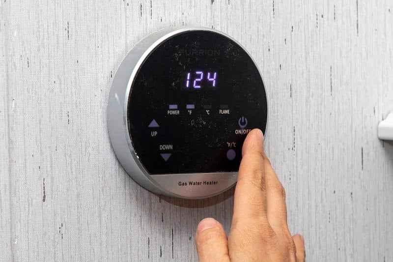 Furrion Tankless LP Water Heater with Electronic Ignition and Vortex Technology