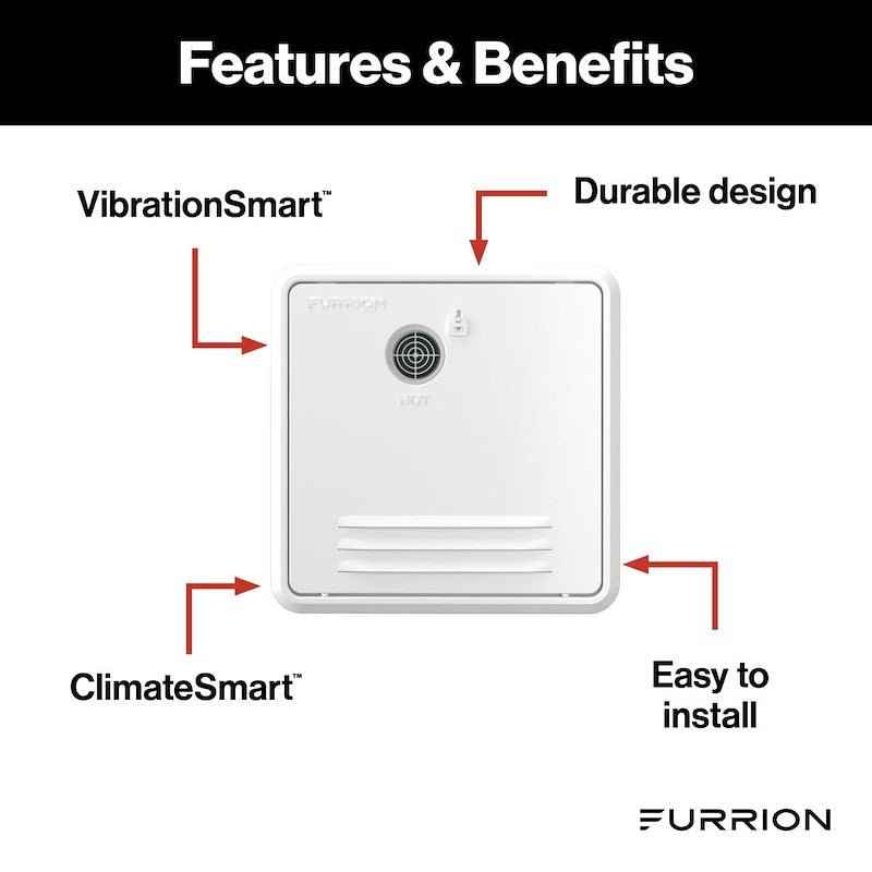 Furrion Water Heater Access Door for Suburban 4/6 Gallon Models - White Steel