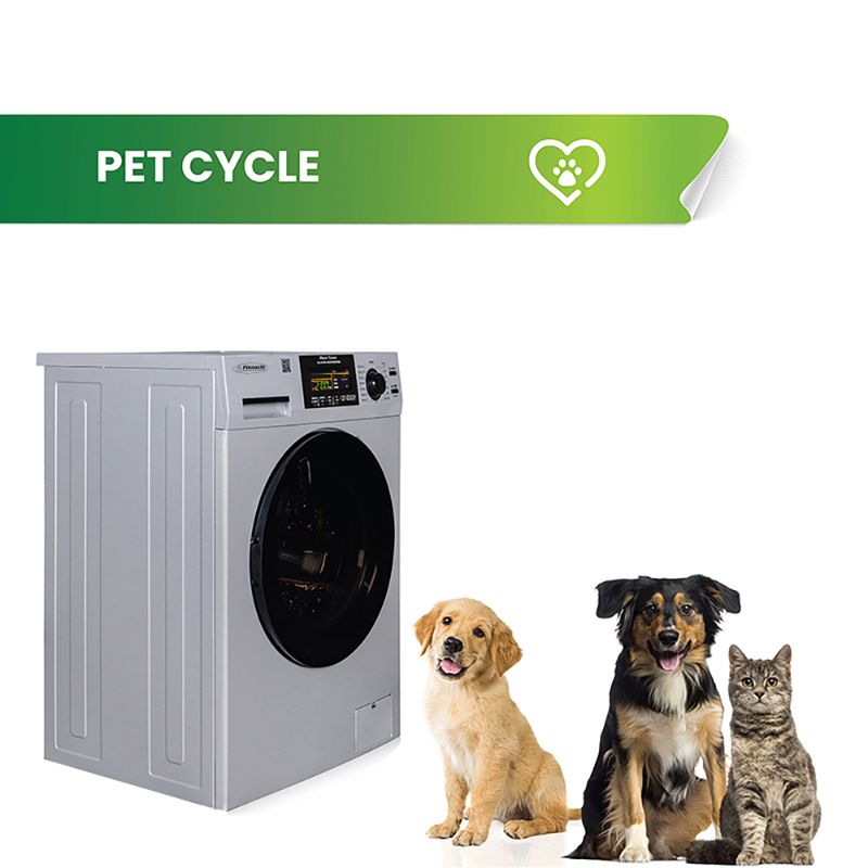 15 lb Silver Washer Dryer Combo – Vented/Condensing, 110V 22-4600 L S - Used RV Parts