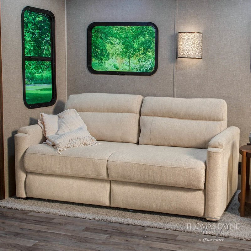 Thomas Payne Tri-Fold RV Sofa – Norlina Beige, 72"