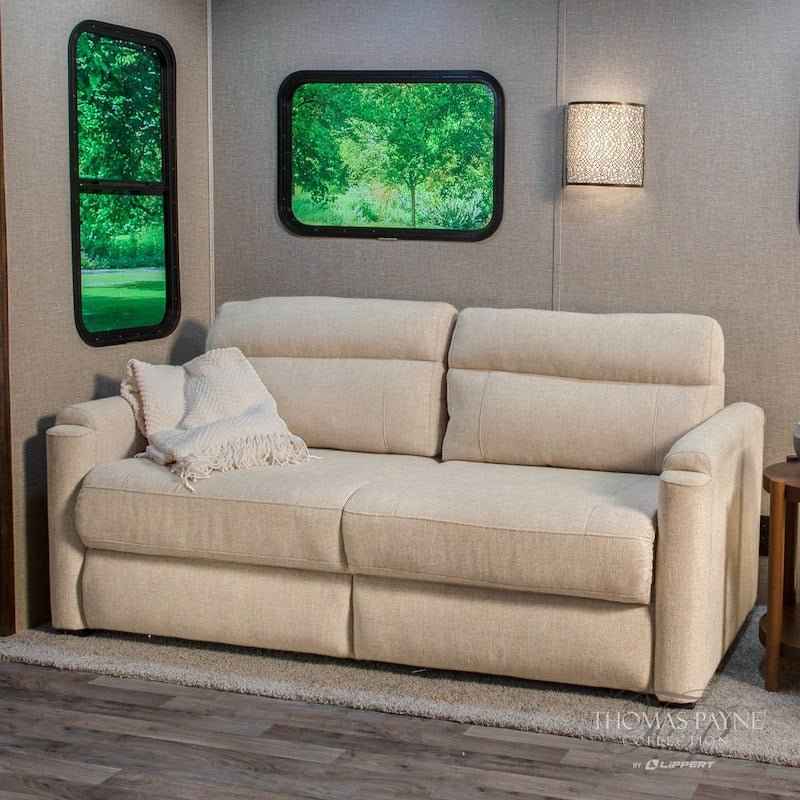 Thomas Payne Tri-Fold RV Sofa – Norlina Beige, 72"