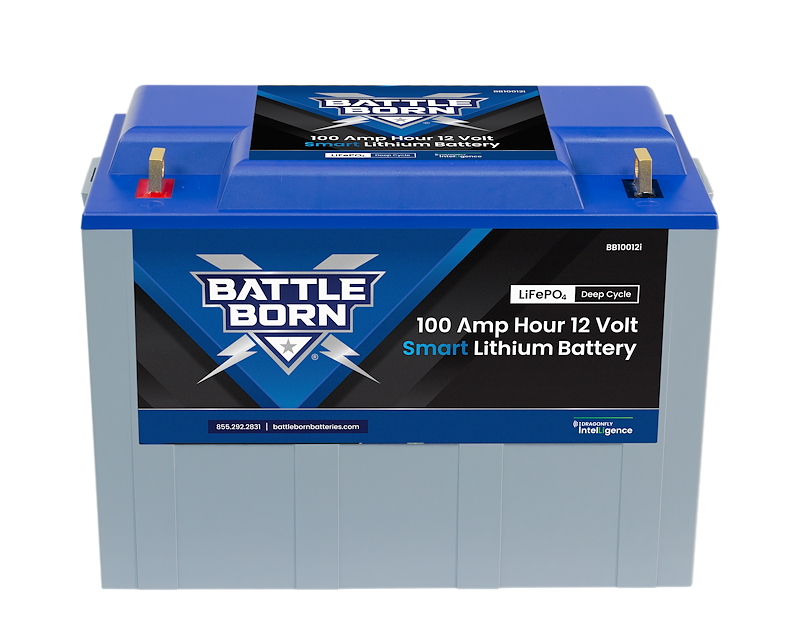 12V Group 31 Lithium Deep Cycle RV Battery 100Ah Smart LiFePO4 – BB10012I