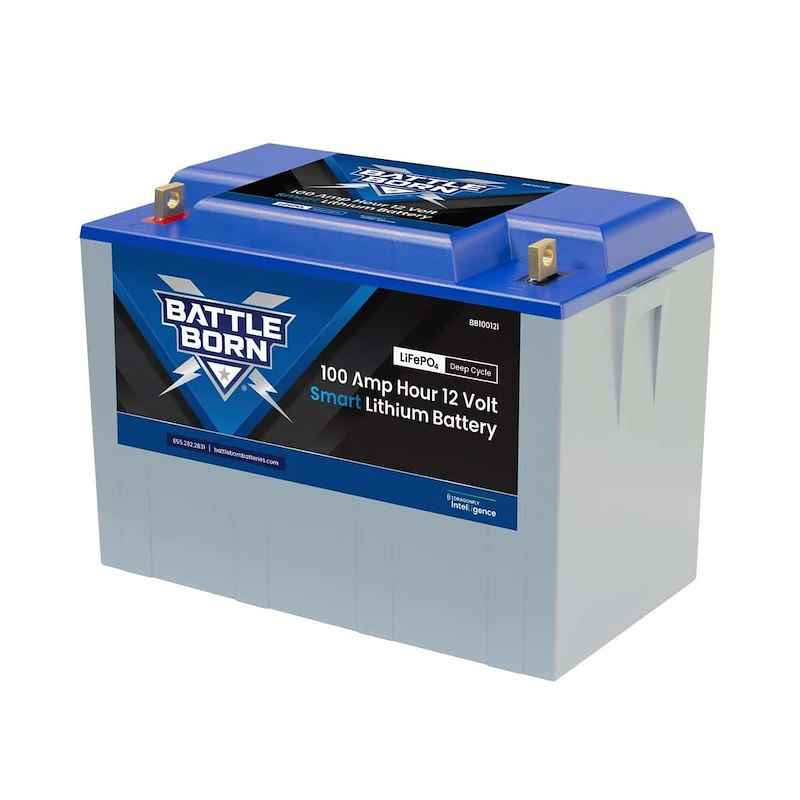 12V Group 31 Lithium Deep Cycle RV Battery 100Ah Smart LiFePO4 – BB10012I