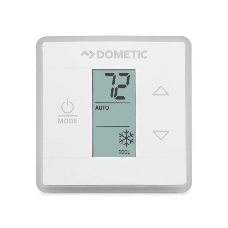 Thermostat Dometic CT à zone unique – 12 V CC, programmable, blanc polaire, pour climatiseur/four/pompe à chaleur