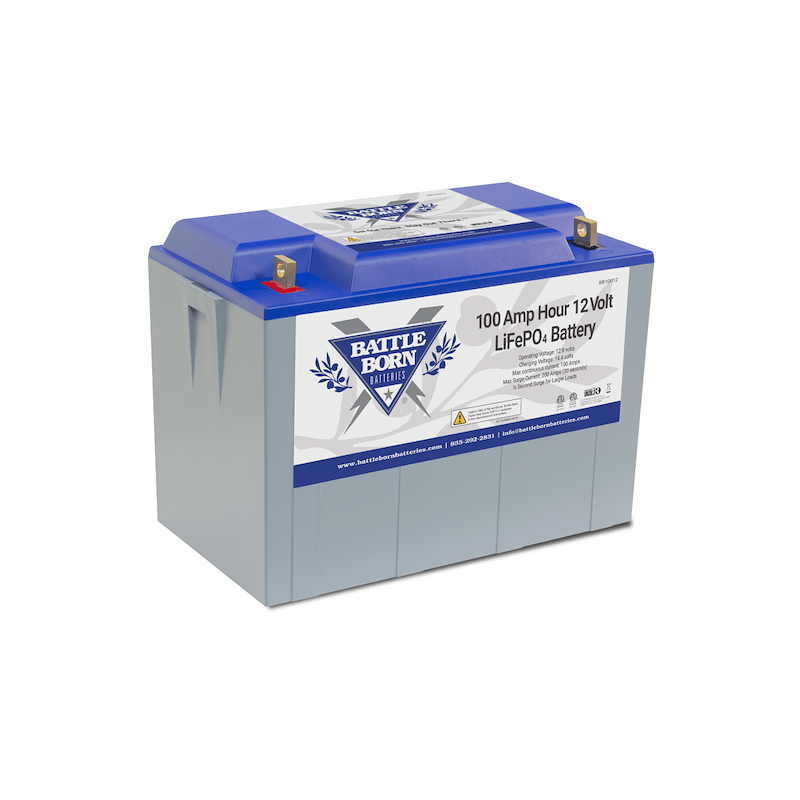 Battle Born Lithium Deep Cycle Battery BB10012 Group 31 12V 100Ah RV Marine