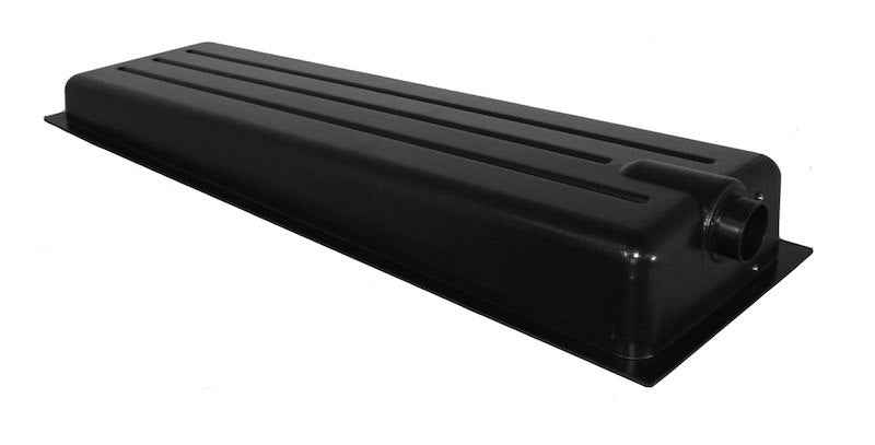 20 Gallon Waste Holding Tank – 64" L x 20" W x 7-1/2" H – Center End Drain – 12368