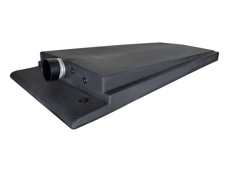 ICON 14753 Waste Holding Tank 25 Gallon 54.25 x 25 x 6 Inch RV Black & Gray