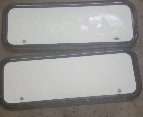 RV Radius Compartment Door for Cargo Two Units - Used RV Parts