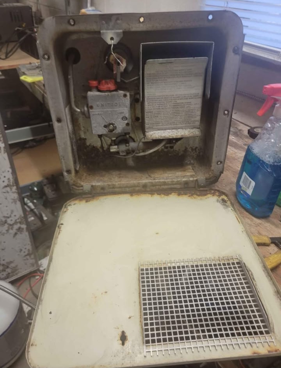 RV Propane only Hot Water Heater