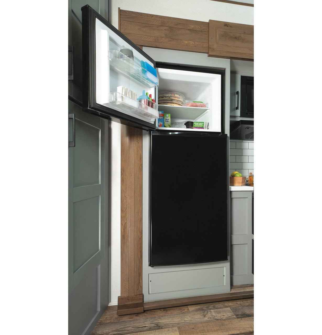 9.8 Cu. Ft. RV Refrigerator – Dual Door With Top Freezer, 12V DC