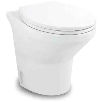 Tecma Compass ECO Electric RV Toilet – High Profile, White 98305