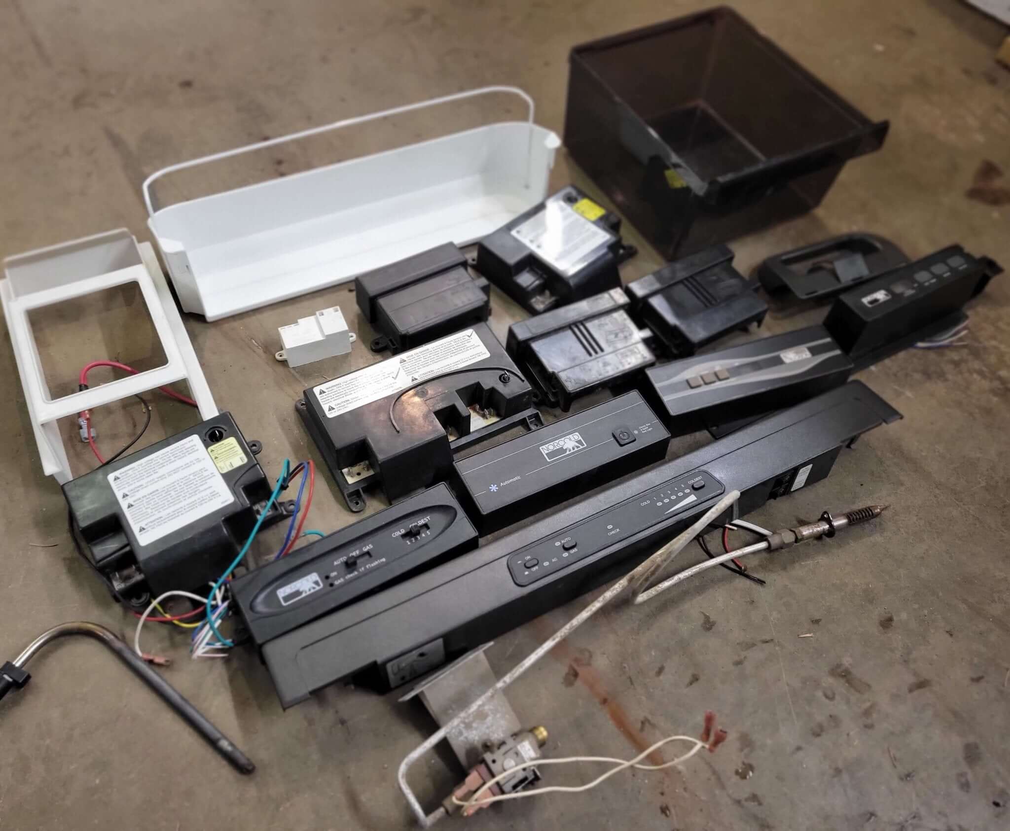 Used RV Fridge Parts - Control Boards, Gas Valves, Shelves And More - Used RV Parts