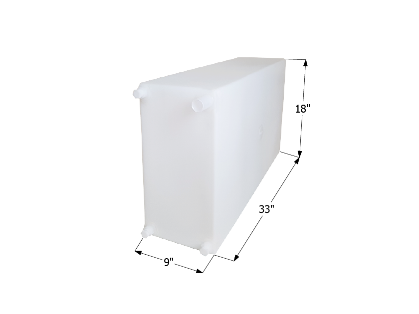 20 Gallon Fresh Water Holding Tank – 33" Length x 18" Width x 9" Height