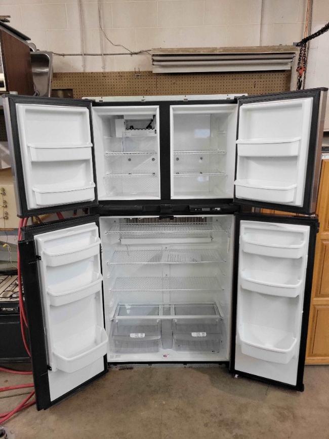 RV Fridge Double Door Norcold 2118 Propane and Electric 18 cubic Near New - Used RV Parts