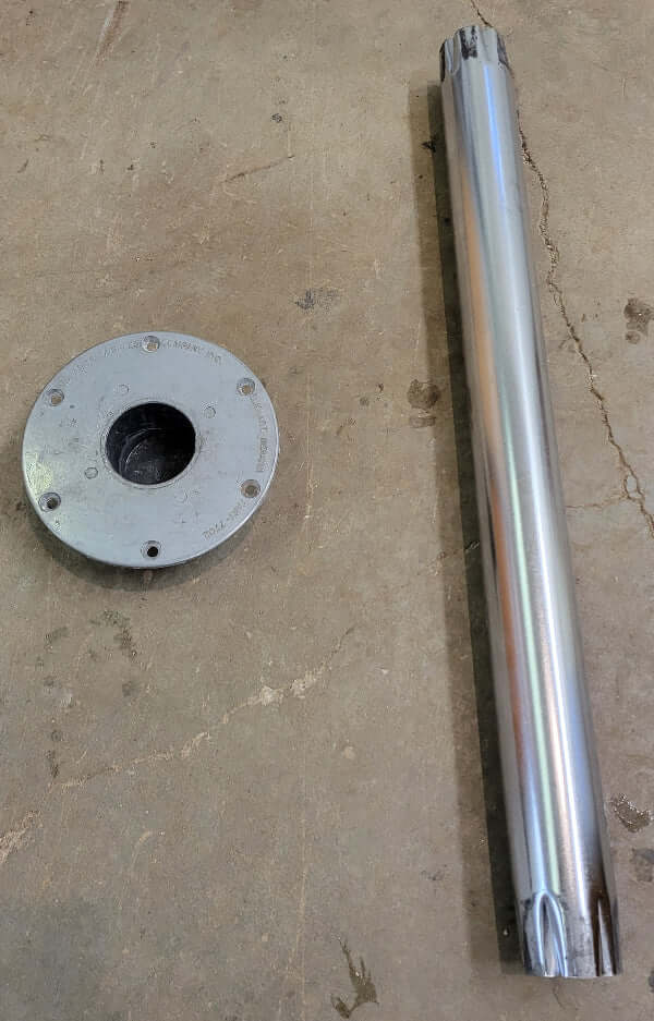 Table Leg and Base Mount from RV - Used RV Parts