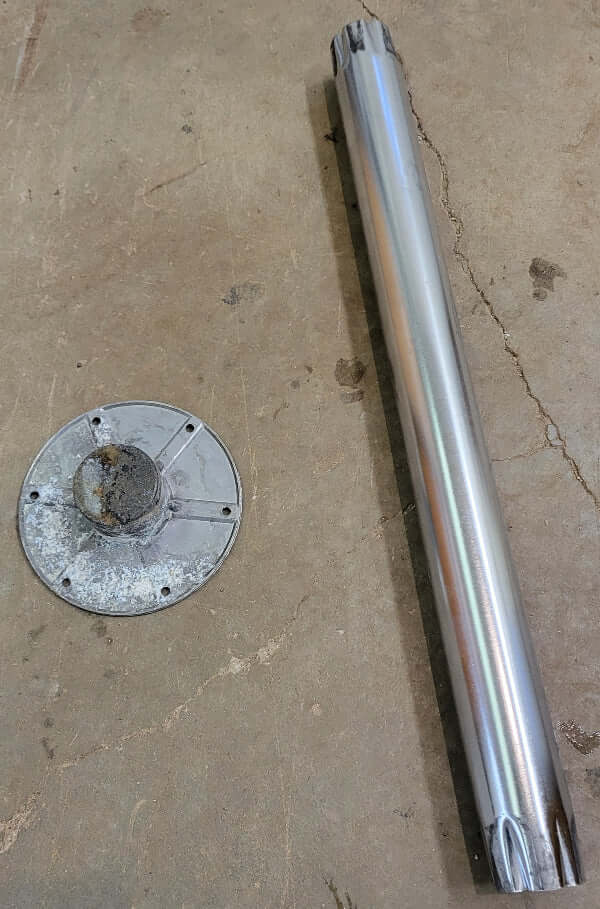 Table Leg and Base Mount from RV - Used RV Parts