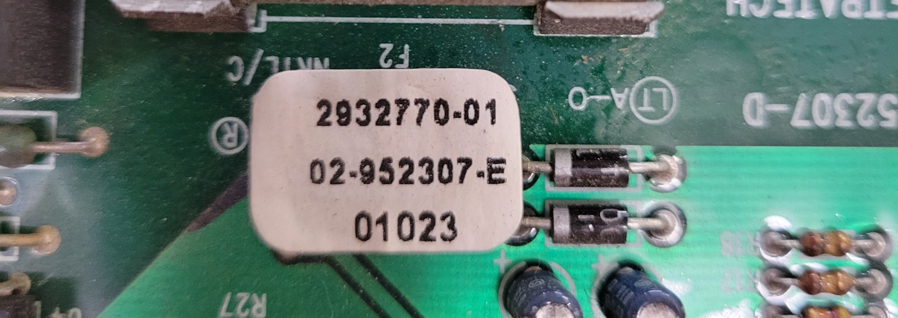 Placa de control de circuito del refrigerador Dometic 2932770.01