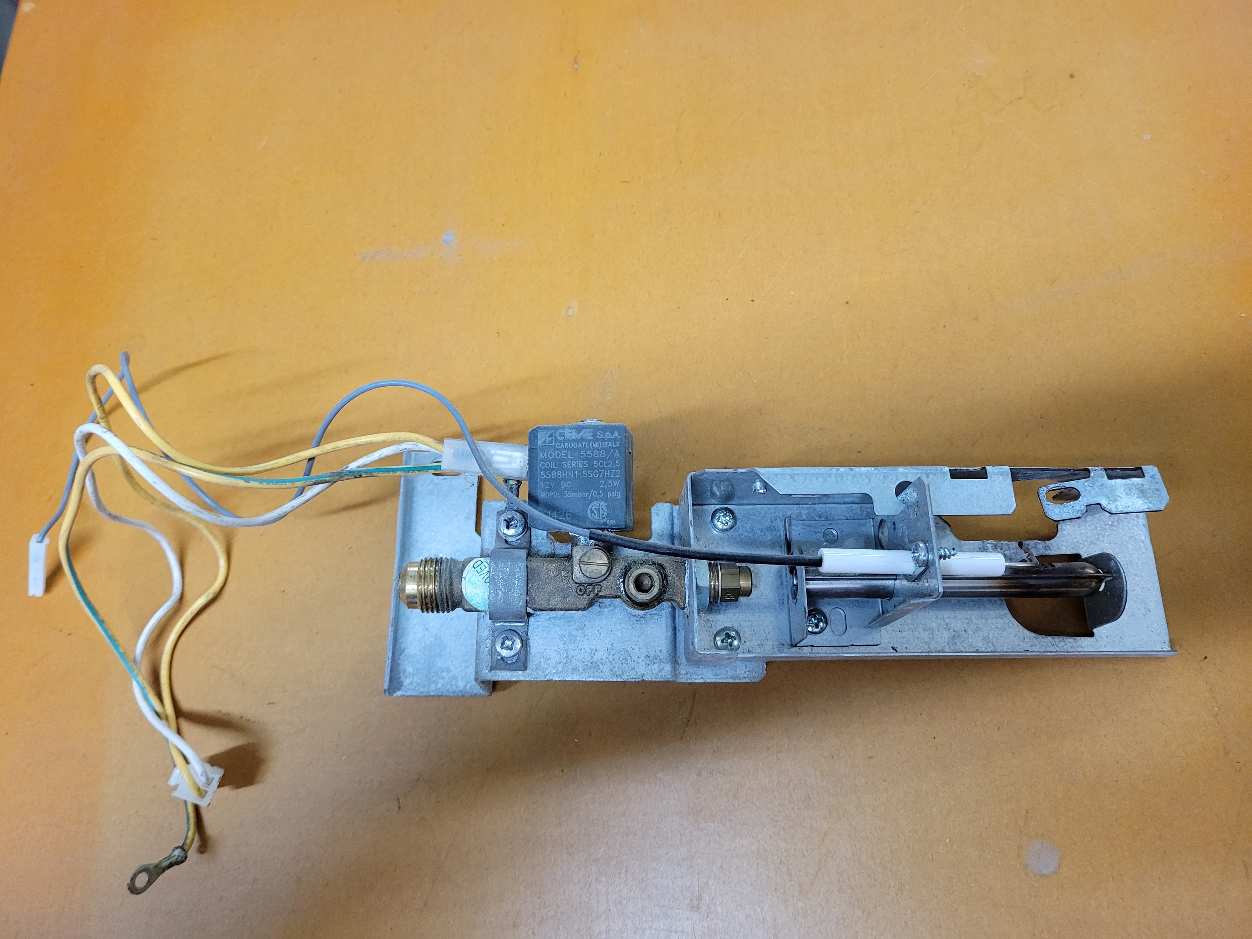 Válvula de gas para refrigerador Dometic 5588/A, conjunto de quemador