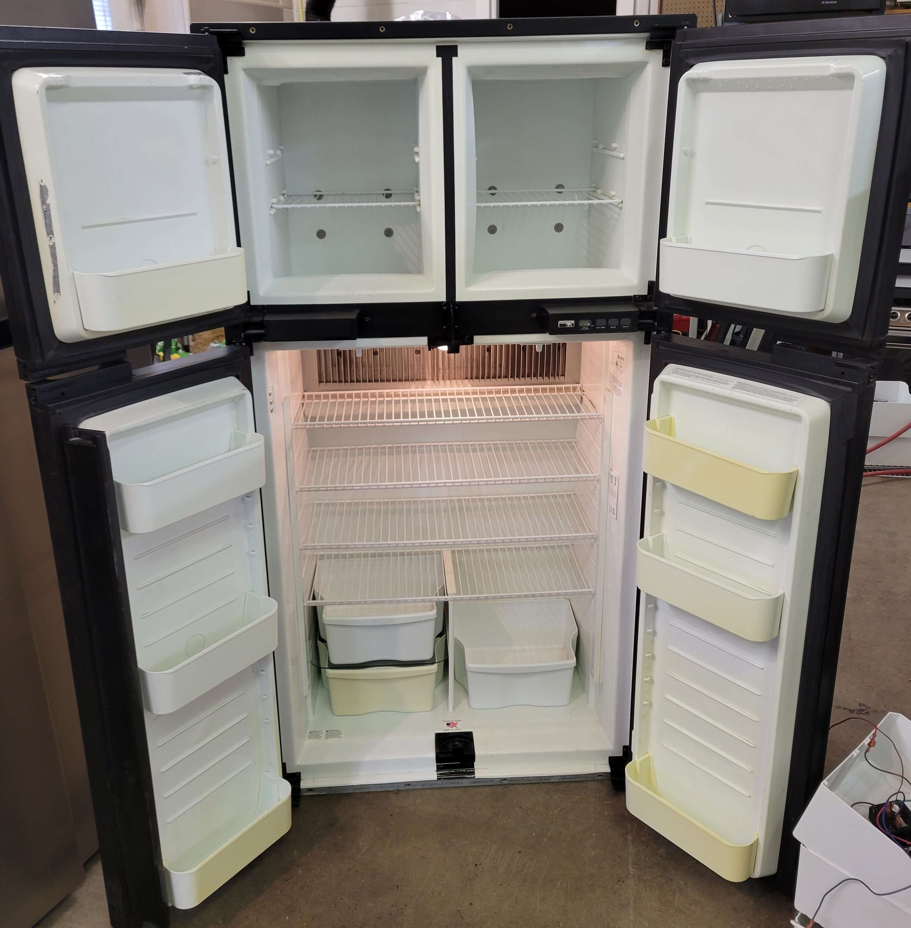 Norcold 1210 Double Door RV Refrigerator – Propane & Electric - Used RV Parts