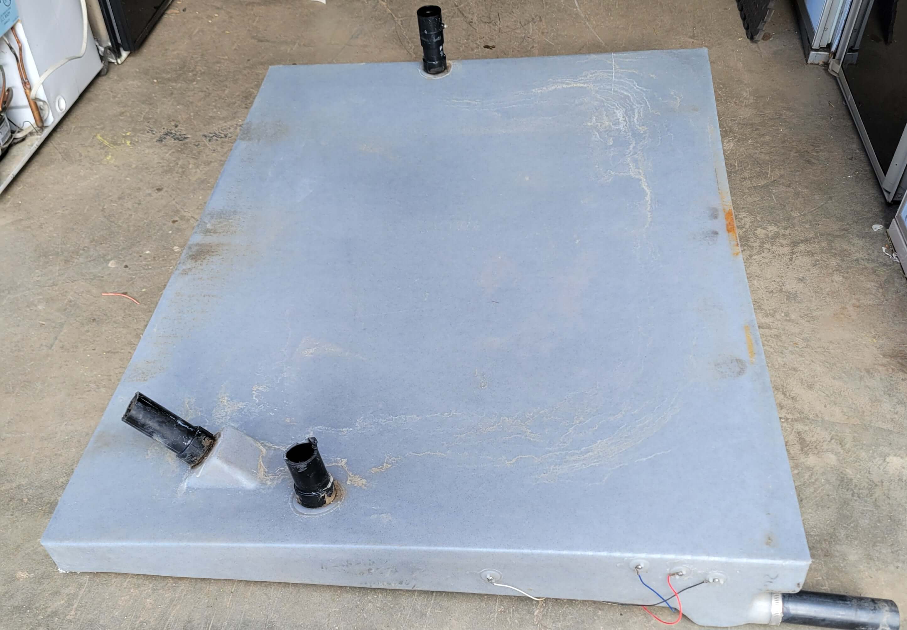 RV Grey Water Tank 63 U.S Gallons - Used RV Parts