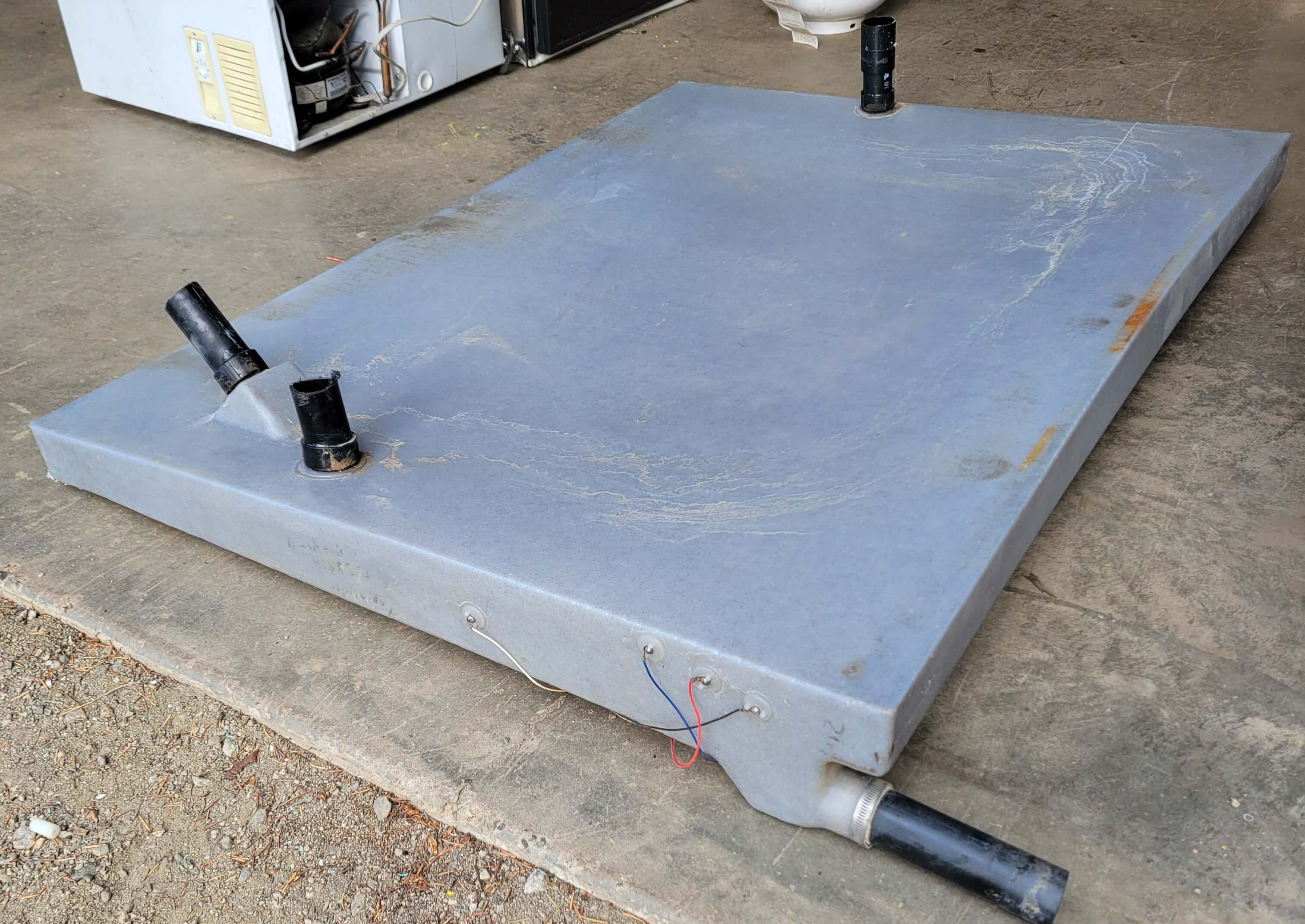 RV Grey Water Tank 63 U.S Gallons - Used RV Parts