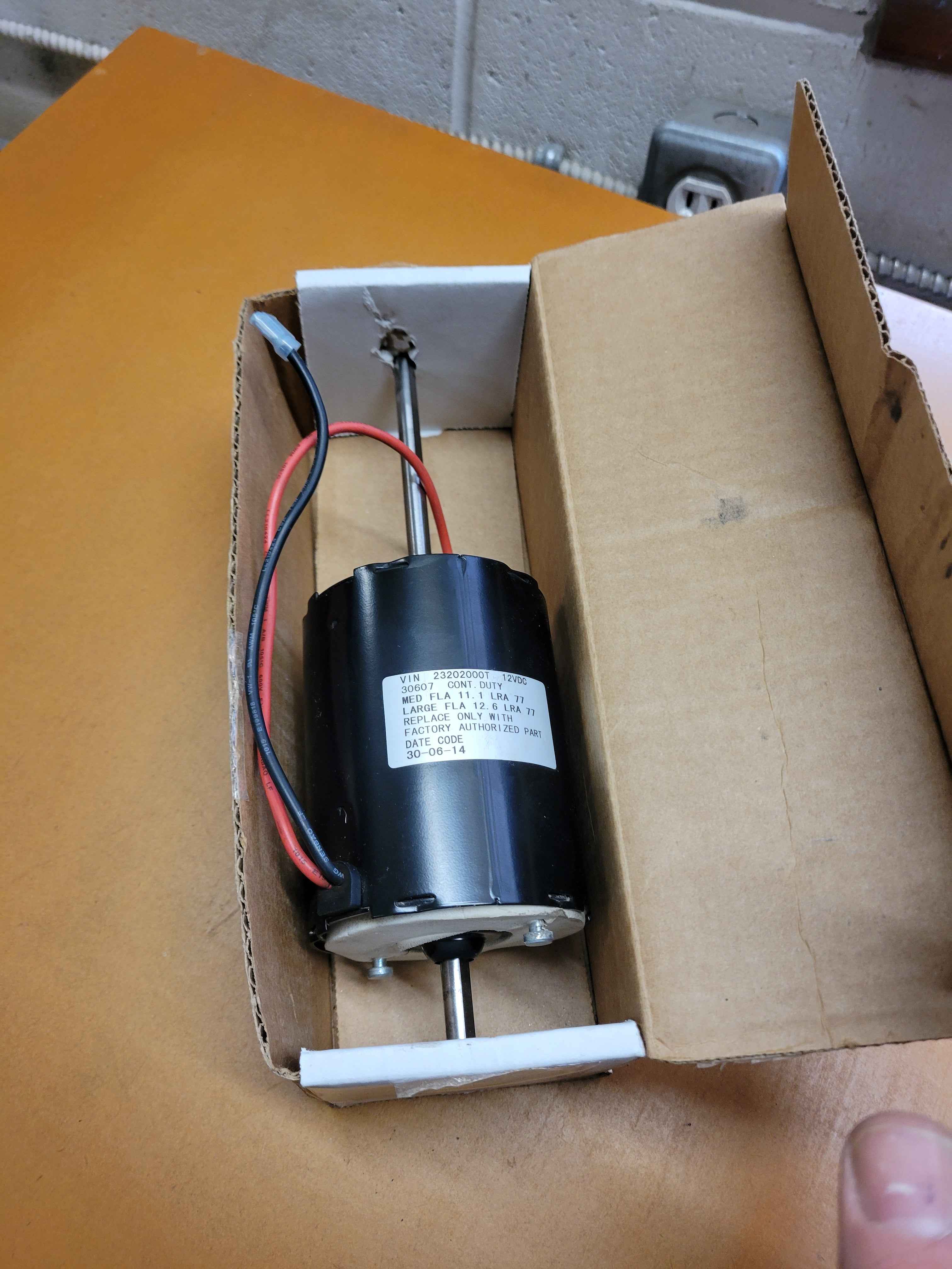 Dometic / Atwood Hydro Flame 12V Furnace Blower Motor | 30720