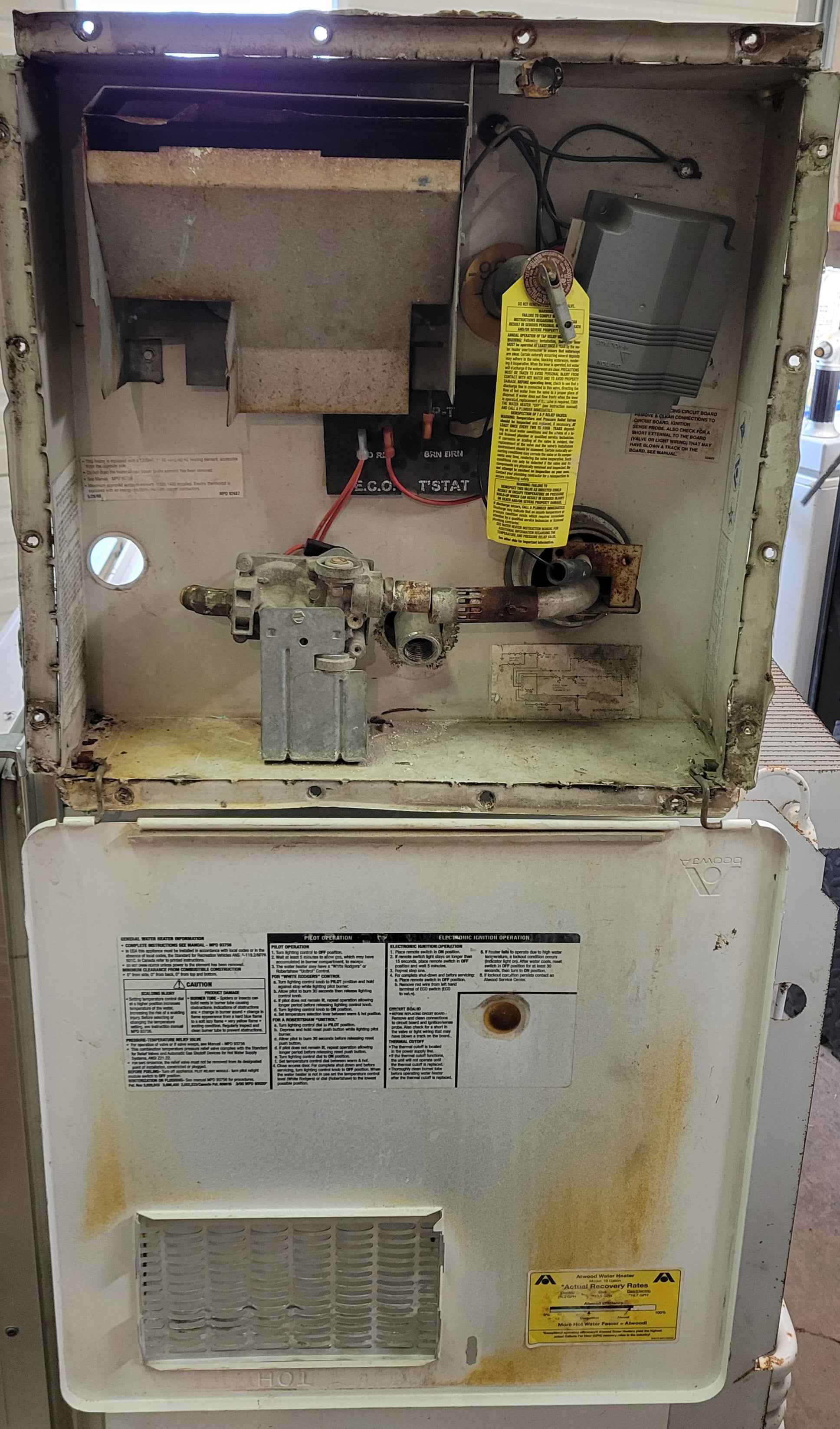 Atwood 10 Gallon RV Hot Water Heater GC10A-3E – Propane