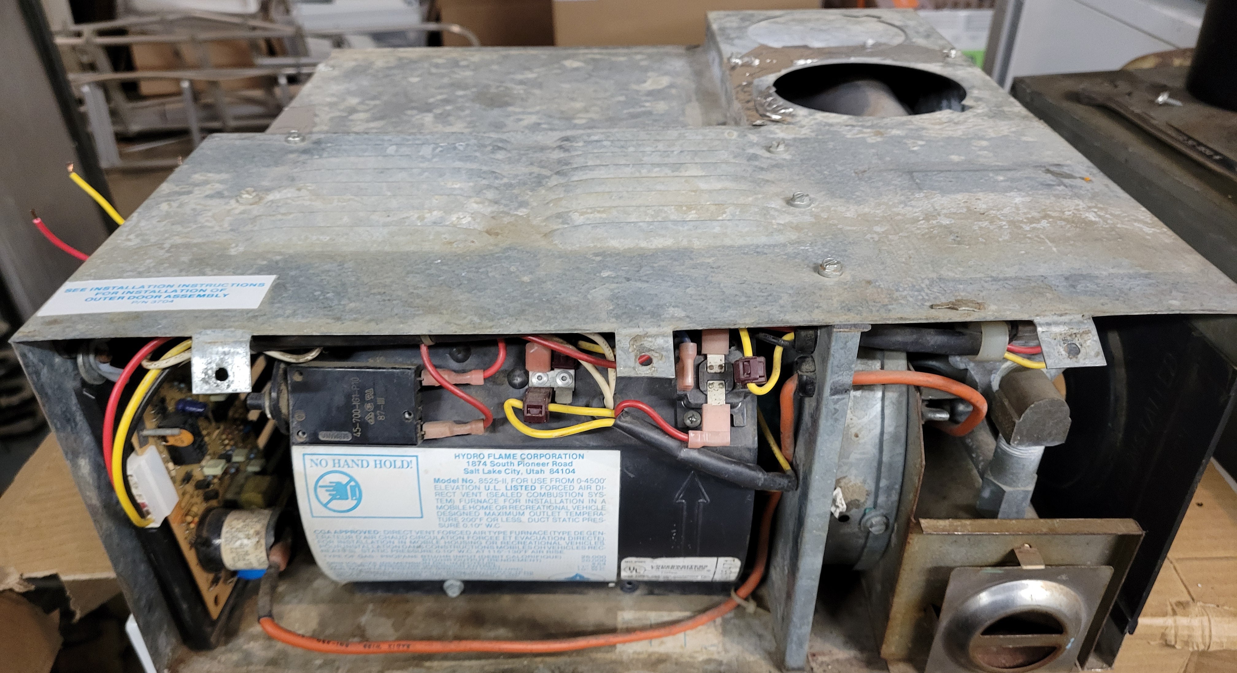 Hydroflame 25,000 BTU Forced Air RV Furnace – Model 8525-II