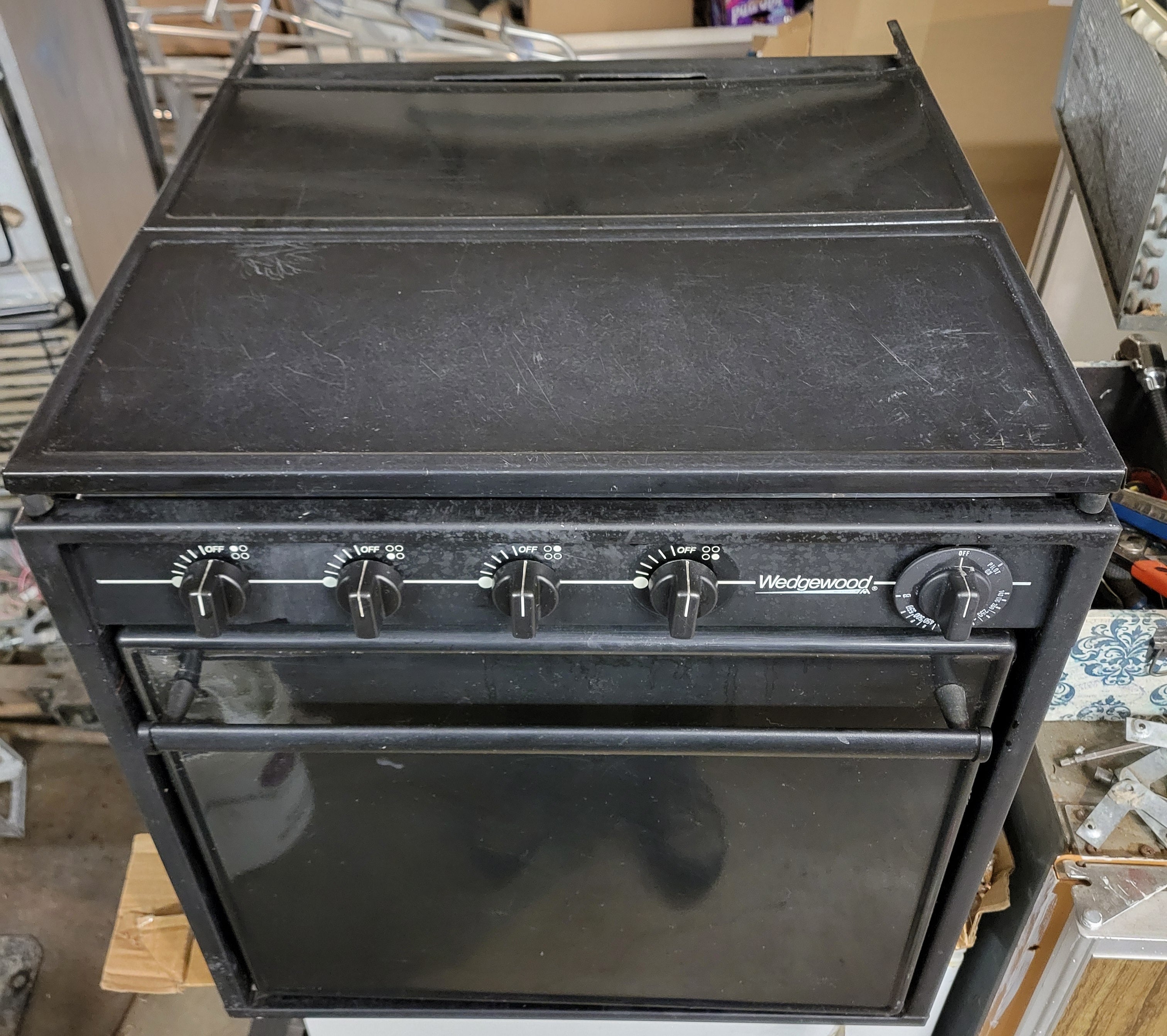 Wedgewood Atwood Four Burner RV Propane Stove Oven