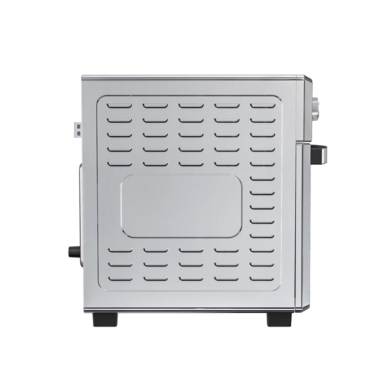 Four à micro-ondes combiné 5 en 1 avec friteuse à air – 0,93 pi³, 1700 W, acier inoxydable argenté