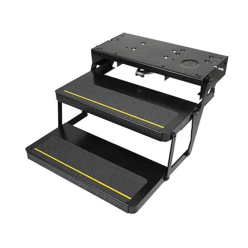 Kwikee 32 Series Double Electric RV Step – 24" Folding 372261