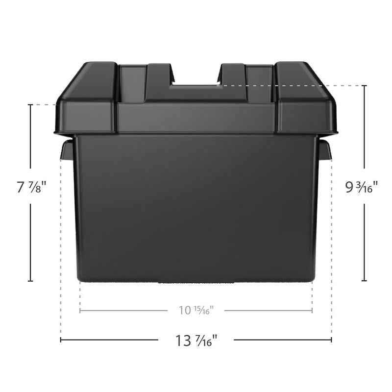 Group 24 Battery Box With Hold-Down Strap And Hardware – Camco 55362