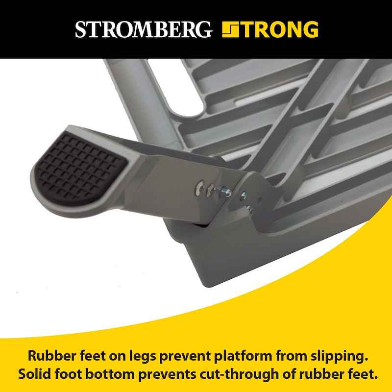 Single Folding Aluminum Entry Step – 19" Wide, 1000 lb PA-150