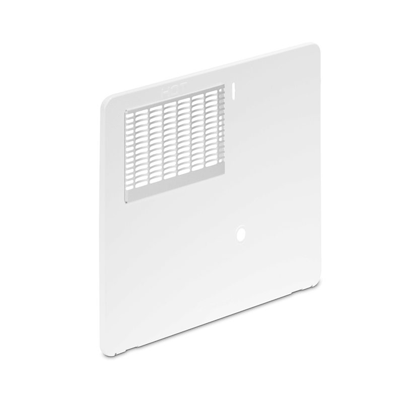 Atwood RV Water Heater Access Door – 10 Gallon, Arctic White, Flush Mount Steel
