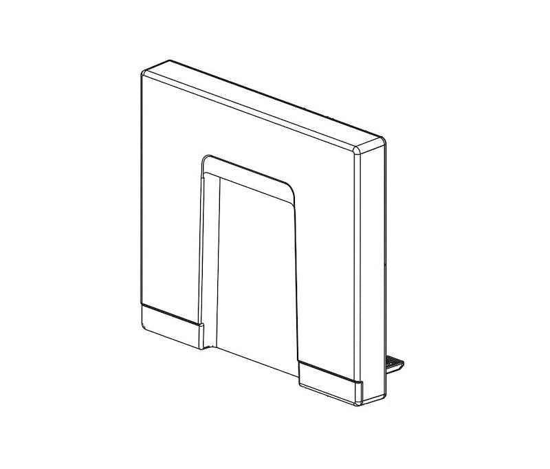 Norcold 691877 Fridge Freezer Door – N1152 Model, Flip-Down White