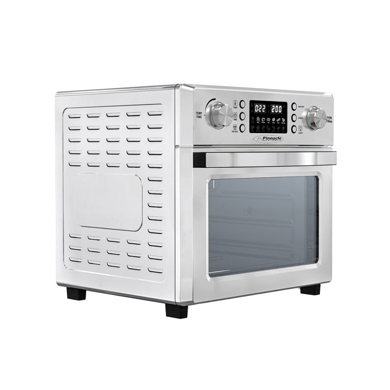 Four à micro-ondes combiné 5 en 1 avec friteuse à air – 0,93 pi³, 1700 W, acier inoxydable argenté