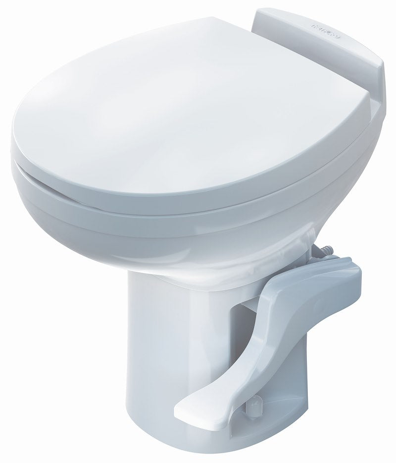 Thetford Aqua-Magic Residence High Profile RV Toilet – Pedal Flush, White 42169 - Used RV Parts