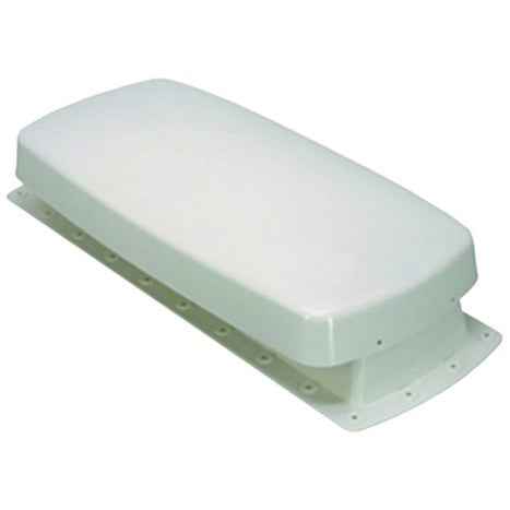 Barker 12603 RV Refrigerator Exhaust Roof Vent Off White